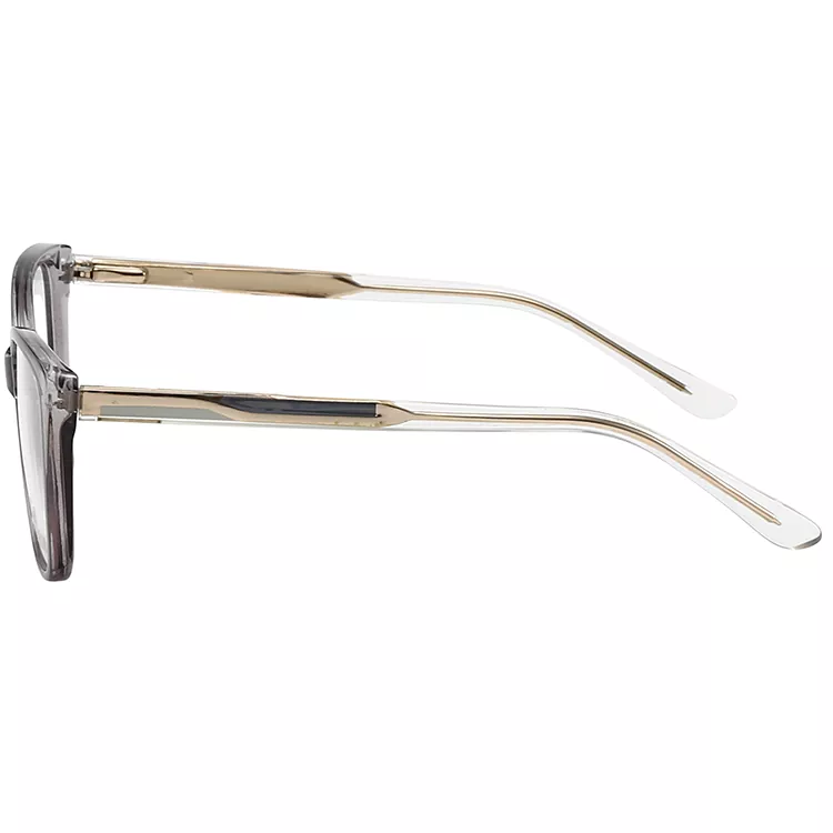Blade Straight Pattern Colored Core Wire Temple Eyeglasses