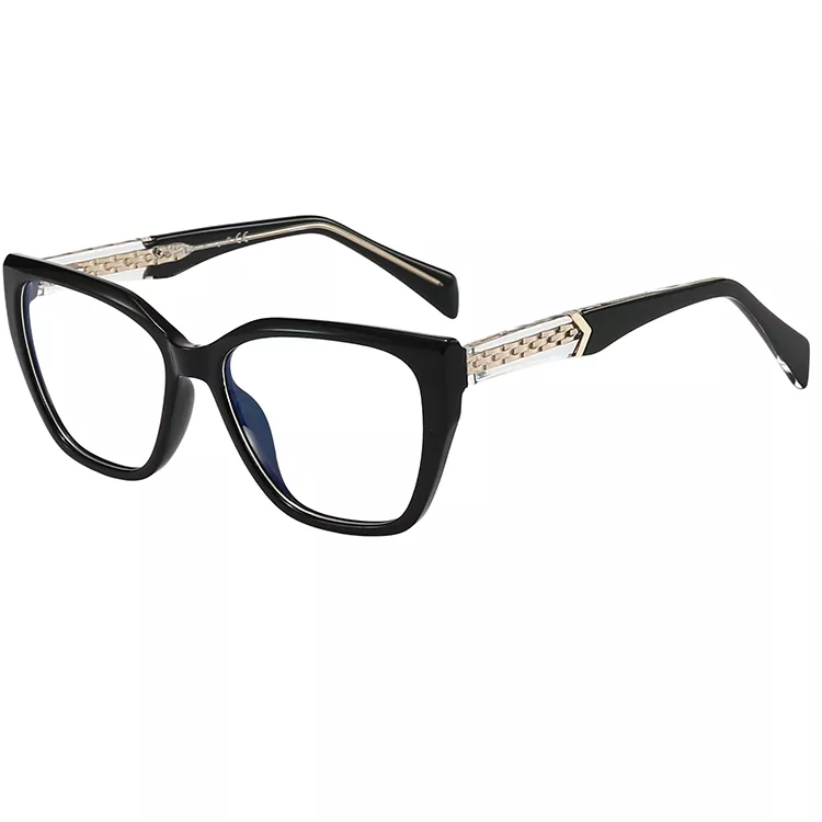 CP Core Wire Temple Oversized Square Glasses